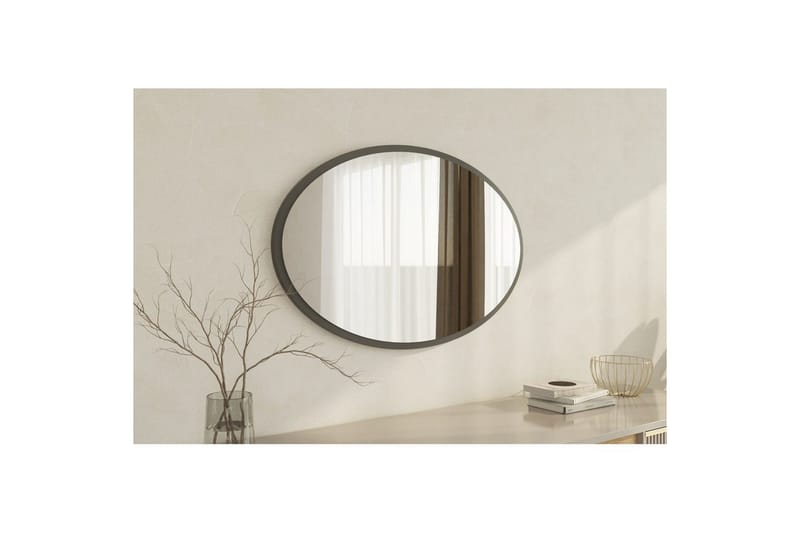 Spejl Dymra Antracit - Antracit - Hus & renovering - Køkken & bad - Badeværelse - Badeværelsesmøbler - Badeværelsesspejl