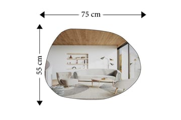 Spejl Haviland Transparent - Hvid - Hus & renovering - Køkken & bad - Badeværelse - Badeværelsesmøbler - Badeværelsesspejl