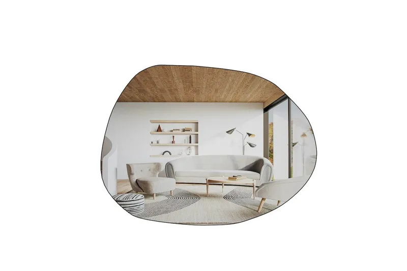 Spejl Haviland Transparent, Hvid