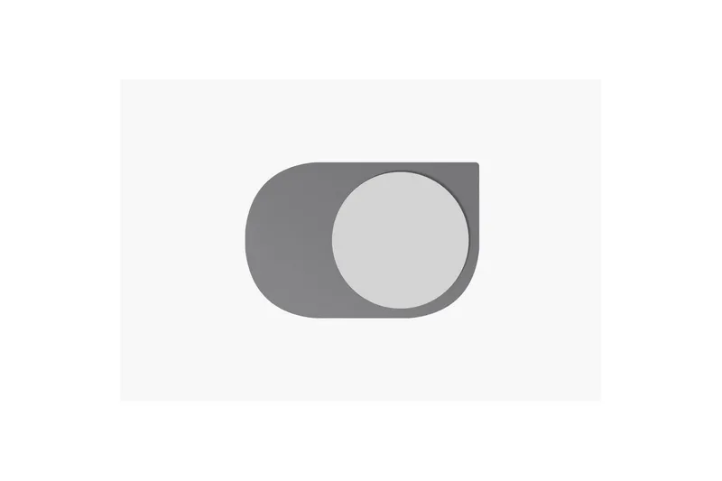 Spejl Ravidas Antracit - Antracit - Hus & renovering - Køkken & bad - Badeværelse - Badeværelsesmøbler - Badeværelsesspejl