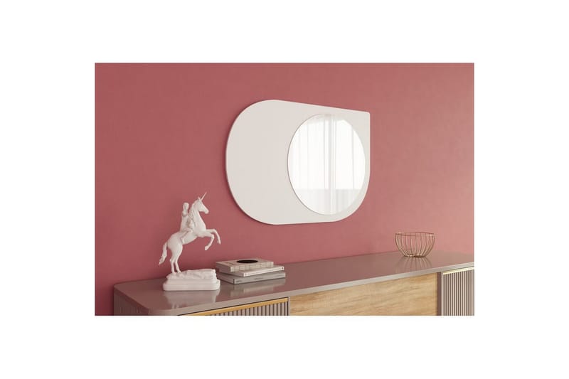 Spejl Ravidas Hvid - Hvid - Hus & renovering - Køkken & bad - Badeværelse - Badeværelsesmøbler - Badeværelsesspejl