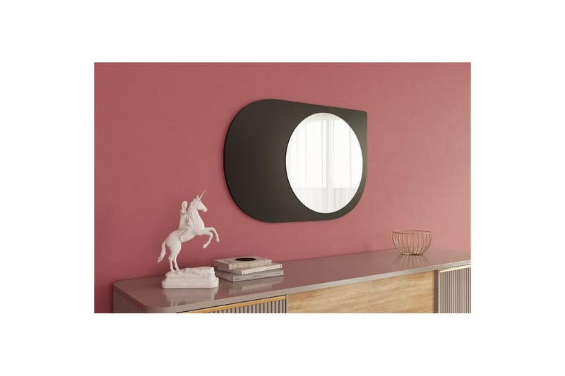 Spejl Ravidas Sort - Sort - Hus & renovering - Køkken & bad - Badeværelse - Badeværelsesmøbler - Badeværelsesspejl