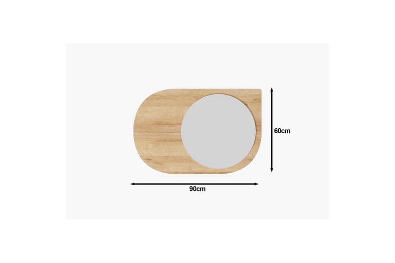 Spejl Ravidas Sudamal Eg - Sudamal Eg - Hus & renovering - Køkken & bad - Badeværelse - Badeværelsesmøbler - Badeværelsesspejl