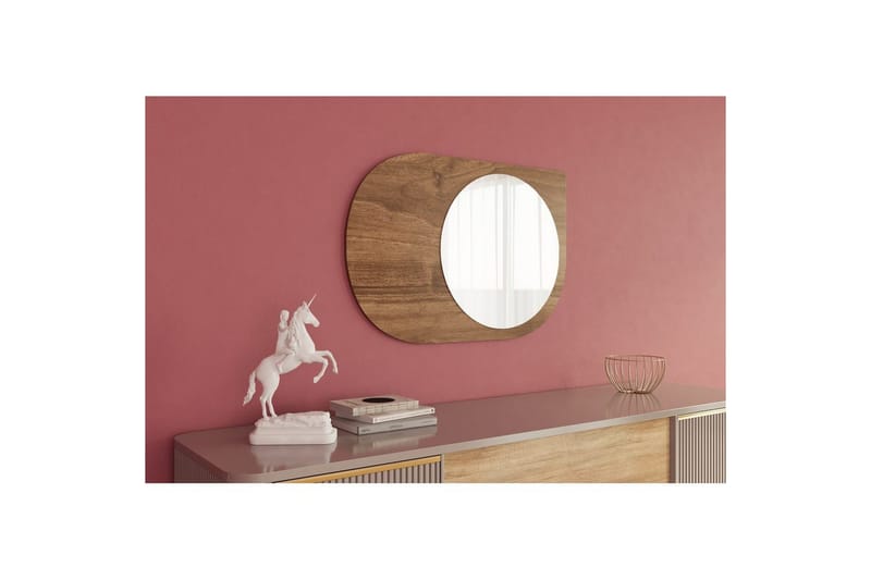 Spejl Ravidas Valnød - Valnød - Hus & renovering - Køkken & bad - Badeværelse - Badeværelsesmøbler - Badeværelsesspejl