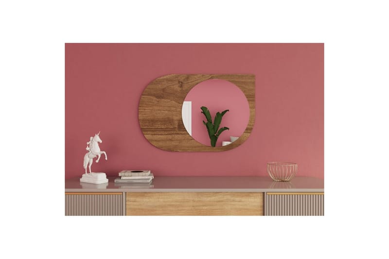 Spejl Ravidas Valnød - Valnød - Hus & renovering - Køkken & bad - Badeværelse - Badeværelsesmøbler - Badeværelsesspejl