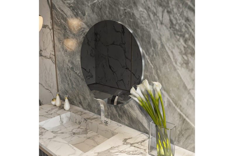 Spejl Torlen Mørkegrå / Sølv - Mørkegrå / Sølv - Hus & renovering - Køkken & bad - Badeværelse - Badeværelsesmøbler - Badeværelsesspejl