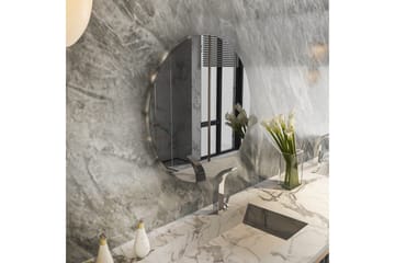 Spejl Torlen Mørkegrå / Sølv - Mørkegrå/Sølv - Hus & renovering - Køkken & bad - Badeværelse - Badeværelsesmøbler - Badeværelsesspejl