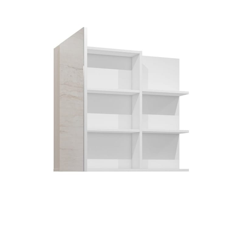 Spejlskab Irvine 1 dør - Hvid glans - Hus & renovering - Køkken & bad - Badeværelse - Badeværelsesmøbler - Spejlskabe