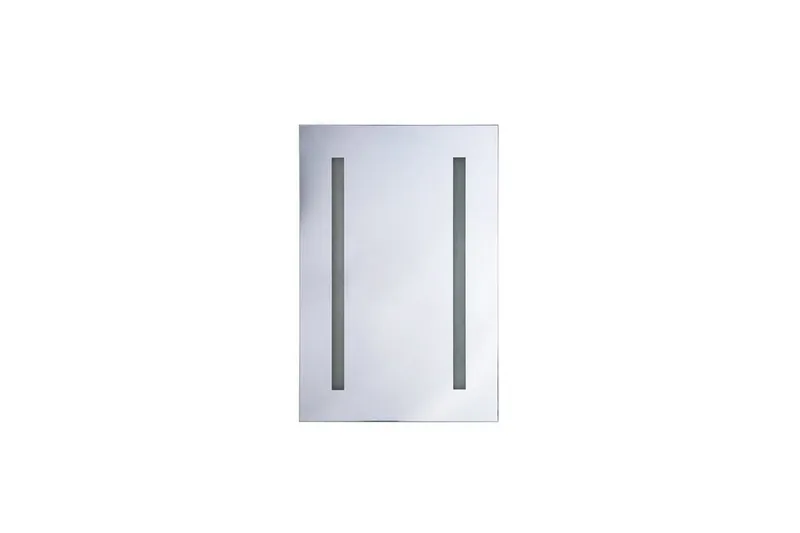 Belmena Badeværelsesskab 40 cm Spejl med LED-belysning - Hvid - Hus & renovering - Køkken & bad - Badeværelse - Badeværelsesmøbler - Spejlskabe