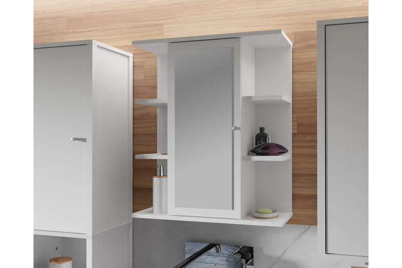 Elsassona Vægskab 26x60 cm - Hvid - Hus & renovering - Køkken & bad - Badeværelse - Badeværelsesmøbler - Spejlskabe