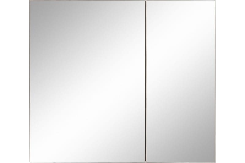 Hudnall Vægskab 2 Dørre - Antracit/Hvid - Hus & renovering - Køkken & bad - Badeværelse - Badeværelsesmøbler - Spejlskabe