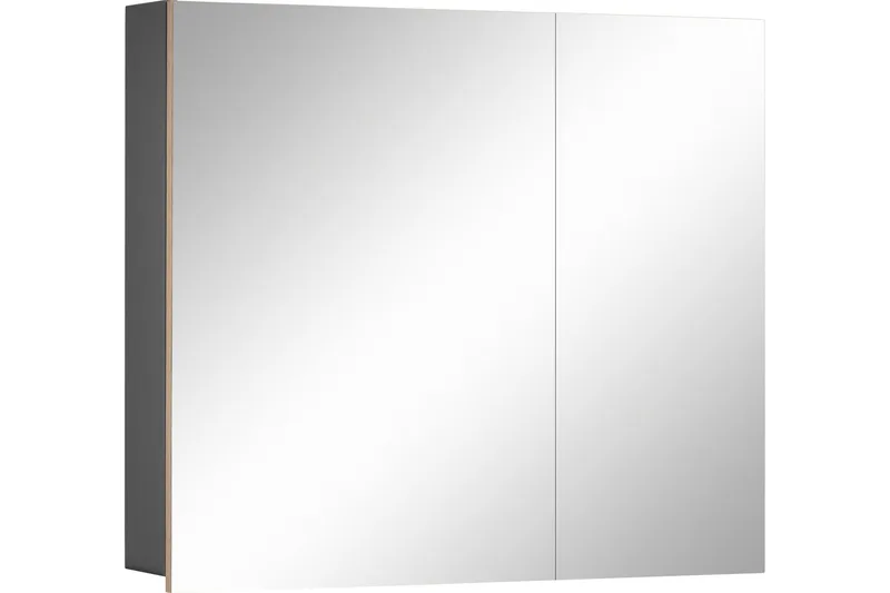 Hudnall Vægskab 2 Dørre, Antracit/Hvid