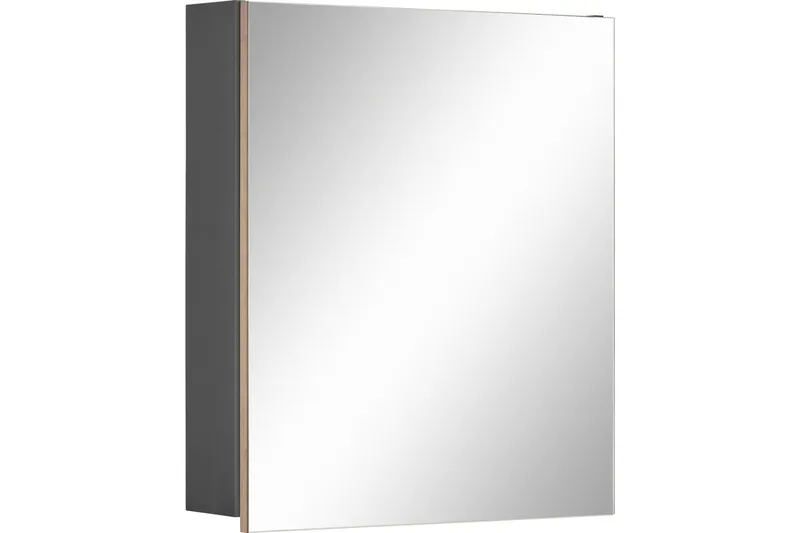 Hudnall Vægskab 60x15 cm, Antracit/Hvid