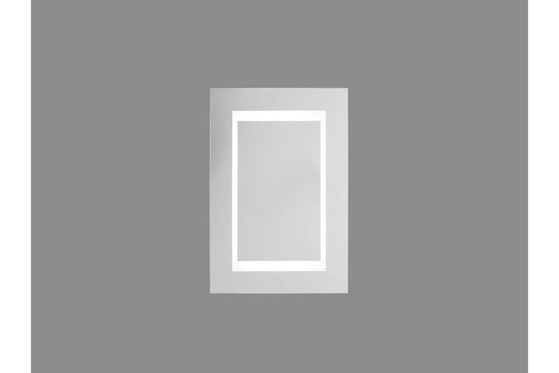 Malaspina Badeværelsesskab 40 cm Spejl med LED-belysning - Hvid - Spejlskabe