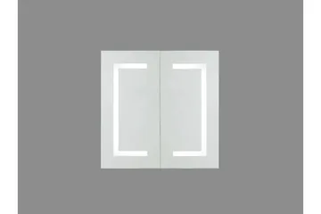 Mazarredo Badeværelsesskab 60 cm Spejl med LED-belysning - Hvid - Hus & renovering - Køkken & bad - Badeværelse - Badeværelsesmøbler - Spejlskabe