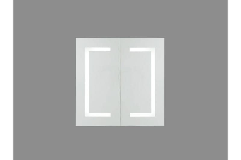 Mazarredo Badeværelsesskab 60 cm Spejl med LED-belysning - Hvid - Hus & renovering - Køkken & bad - Badeværelse - Badeværelsesmøbler - Spejlskabe