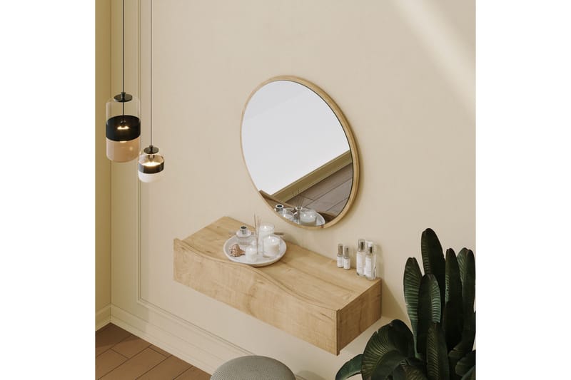 Princesse Vægskab med spejl 82 cm - Hus & renovering - Køkken & bad - Badeværelse - Badeværelsesmøbler - Spejlskabe