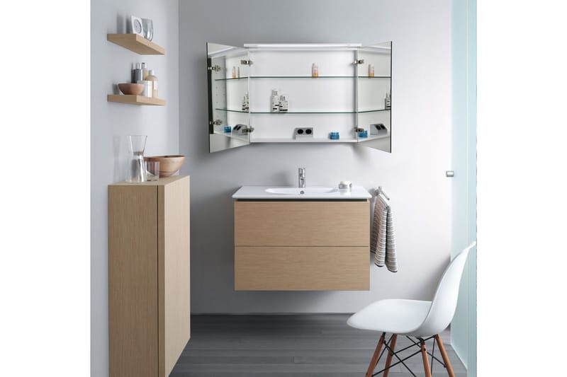 Spegelskåp Bathlife Vit - Hus & renovering - Køkken & bad - Badeværelse - Badeværelsesmøbler - Spejlskabe