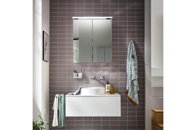 Spegelskåp Bathlife Vit - Hus & renovering - Køkken & bad - Badeværelse - Badeværelsesmøbler - Spejlskabe