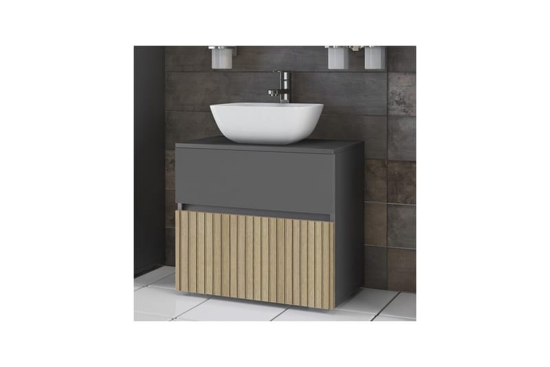 Tvättställsskåp & kommod Loft24 Tvättställsskåp Loft24 Wisla Natur - Hus & renovering - Køkken & bad - Badeværelse - Badeværelsesmøbler - Underskab badeværelse