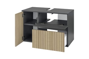 Tvättställsskåp & kommod Loft24 Wisla Tvättställsskåp 80 cm Natur - Hus & renovering - Køkken & bad - Badeværelse - Badeværelsesmøbler - Underskab badeværelse