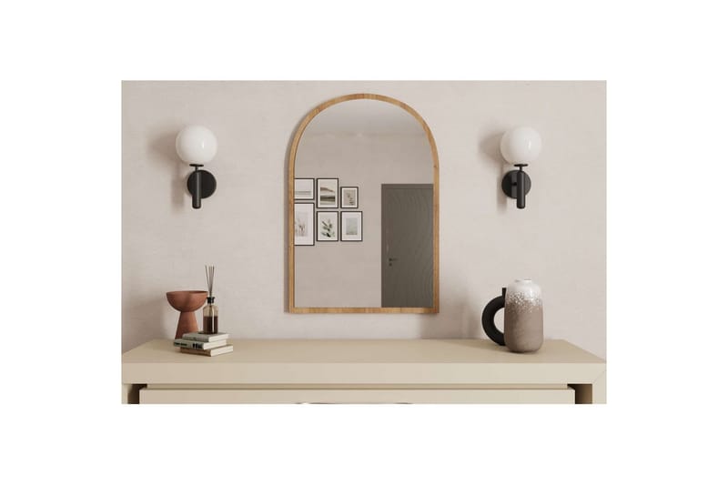 Ulren Badeværelsesspejl 60 cm - Eg - Hus & renovering - Køkken & bad - Badeværelse - Badeværelsesmøbler - Badeværelsesspejl