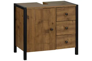 Bagnum tørrestativ 60 cm - Brun/sort - Hus & renovering - Køkken & bad - Badeværelse - Badeværelsesmøbler - Underskab badeværelse