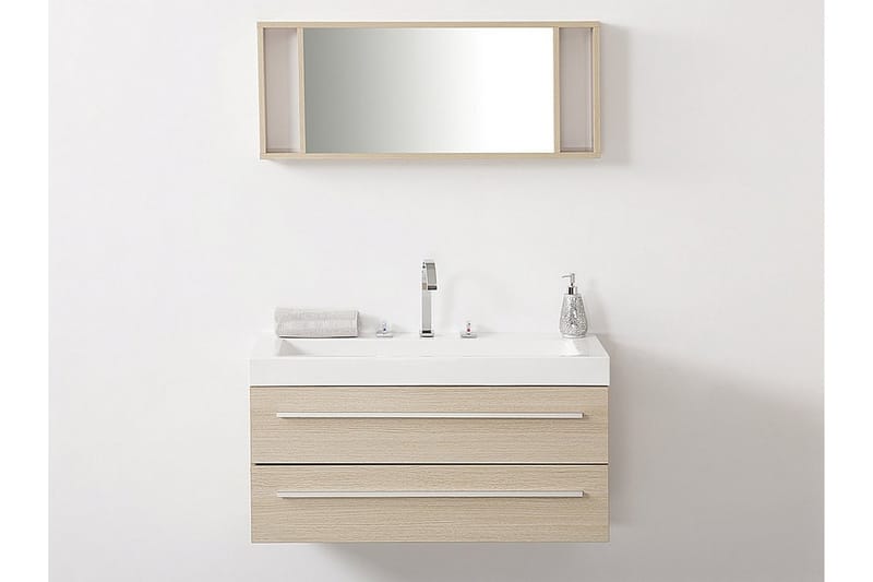 Barcelona Badeværelsesmøbler 47 | 100 cm - Beige - Underskab badeværelse