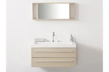 Barcelona Badeværelsesmøbler 47 | 100 cm - Beige - Hus & renovering - Køkken & bad - Badeværelse - Badeværelsesmøbler - Underskab badeværelse