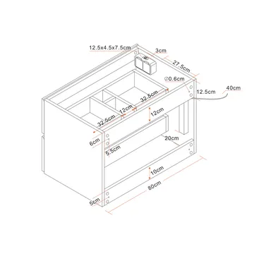 Bathlife Glädje Vaskeskab 800 - Hus & renovering - Køkken & bad - Badeværelse - Badeværelsesmøbler - Underskab badeværelse