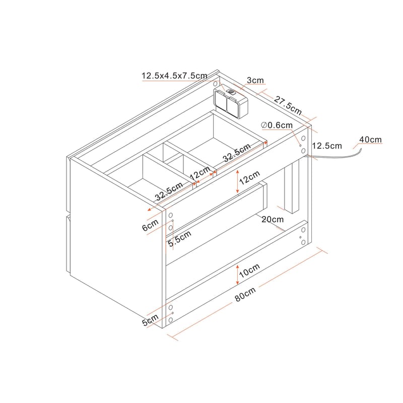Bathlife Glädje Vaskeskab 800 - Hus & renovering - Køkken & bad - Badeværelse - Badeværelsesmøbler - Underskab badeværelse