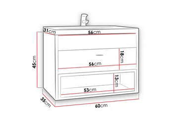 Ekomi Underskab - Hvid - Hus & renovering - Køkken & bad - Badeværelse - Badeværelsesmøbler - Underskab badeværelse