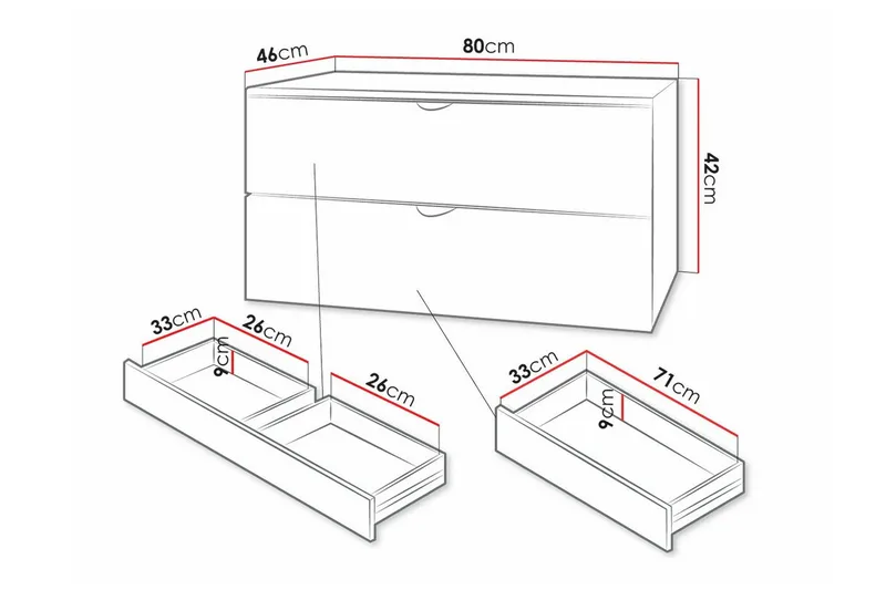 Glenndale Tvättställsskåp Concept 55 Black - Hus & renovering - Køkken & bad - Badeværelse - Badeværelsesmøbler - Underskab badeværelse
