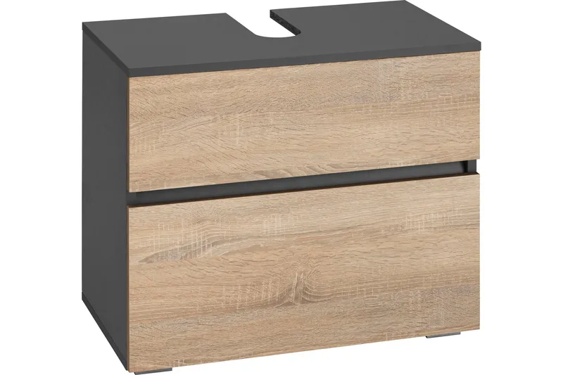 Hudnall Underskab 60x35 cm, Antracit/Hvid