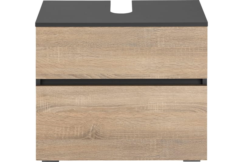 Hudnall Underskab 60x35 cm - Antracit/Hvid - Hus & renovering - Køkken & bad - Badeværelse - Badeværelsesmøbler - Underskab badeværelse