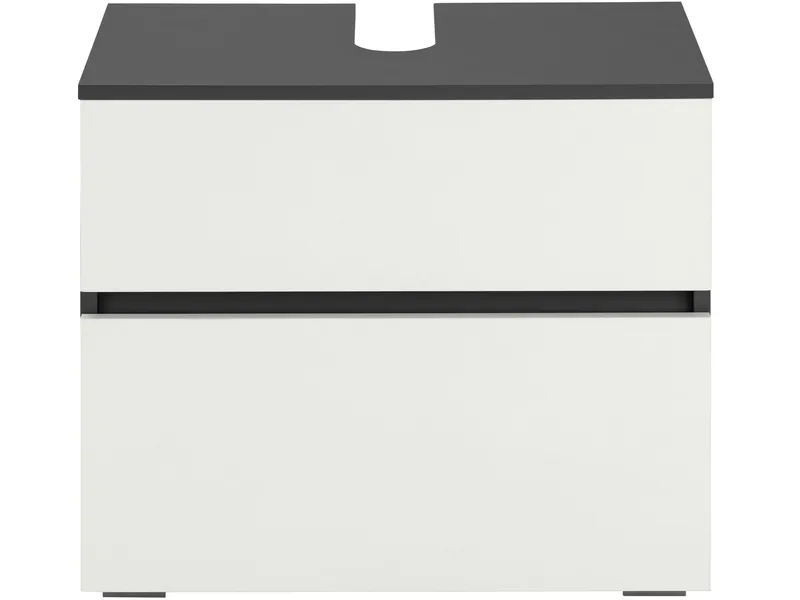 Hudnall Underskab 60x35 cm - Antracit/Hvid - Hus & renovering - Køkken & bad - Badeværelse - Badeværelsesmøbler - Underskab badeværelse