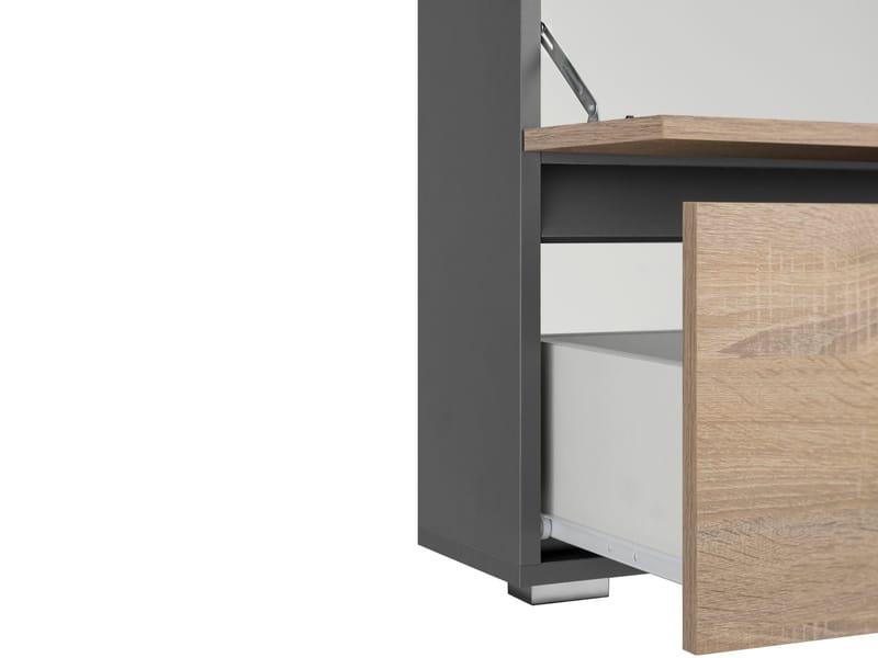 Hudnall Underskab 60x35 cm - Antracit/Natur - Hus & renovering - Køkken & bad - Badeværelse - Badeværelsesmøbler - Underskab badeværelse