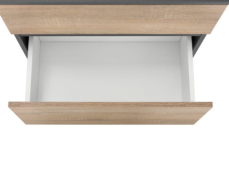 Hudnall Underskab 60x35 cm - Antracit/Natur - Hus & renovering - Køkken & bad - Badeværelse - Badeværelsesmøbler - Underskab badeværelse