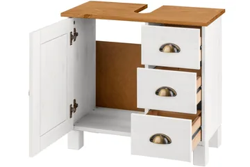 Moglielle Tvättställsskåp White/Brown - Hus & renovering - Køkken & bad - Badeværelse - Badeværelsesmøbler - Underskab badeværelse