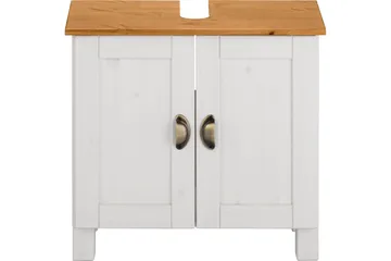 Moglielle Vaskeskab - Hvid/Brun - Hus & renovering - Køkken & bad - Badeværelse - Badeværelsesmøbler - Underskab badeværelse