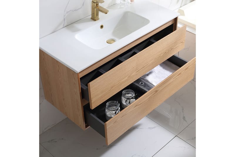 Tvättställsskåp Bathlife Ek - Hus & renovering - Køkken & bad - Badeværelse - Badeværelsesmøbler - Underskab badeværelse