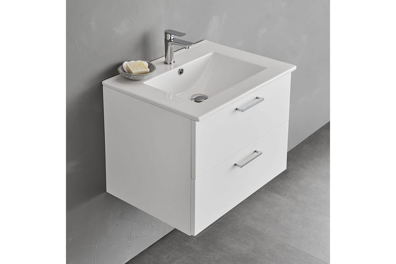 Underskab Lycklig Hvid 600 M Håndvask - Hvid - Underskab badeværelse