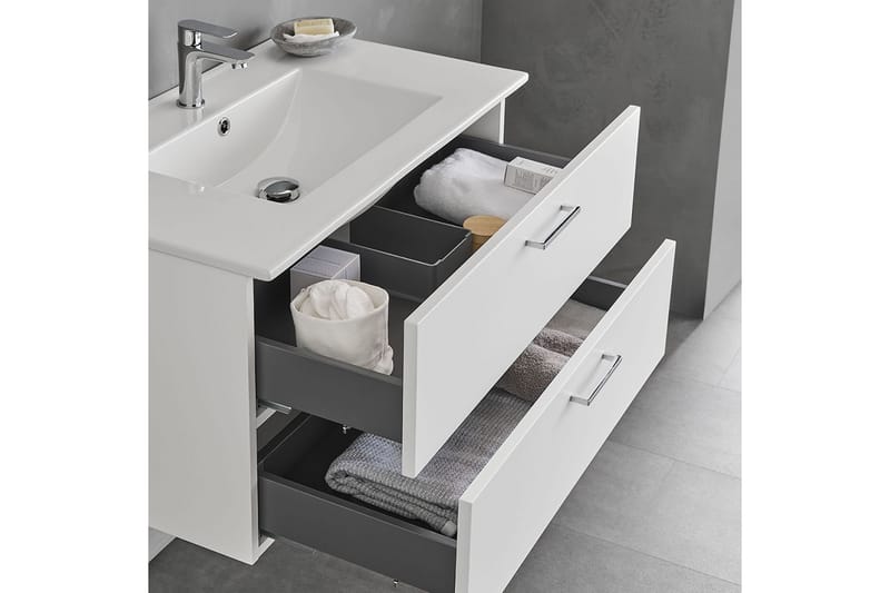 Underskab Lycklig Hvid 800 M Håndvask - Hvid - Underskab badeværelse