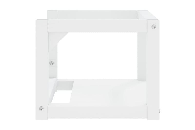 væghængt badeværelsesmøbel til håndvask 40x38x31 cm jern hvi - Hvid - Hus & renovering - Køkken & bad - Badeværelse - Badeværelsesmøbler - Underskab badeværelse