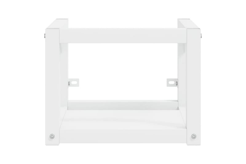 væghængt badeværelsesmøbel til håndvask 40x38x31 cm jern hvi - Hvid - Hus & renovering - Køkken & bad - Badeværelse - Badeværelsesmøbler - Underskab badeværelse