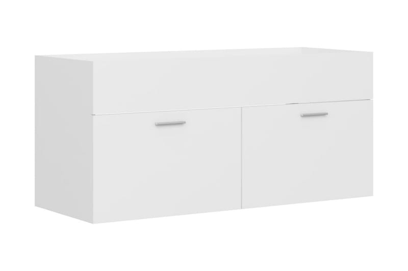 vaskeskab 100x38,5x46 cm spånplade hvid - Hvid - Hus & renovering - Køkken & bad - Badeværelse - Badeværelsesmøbler - Underskab badeværelse