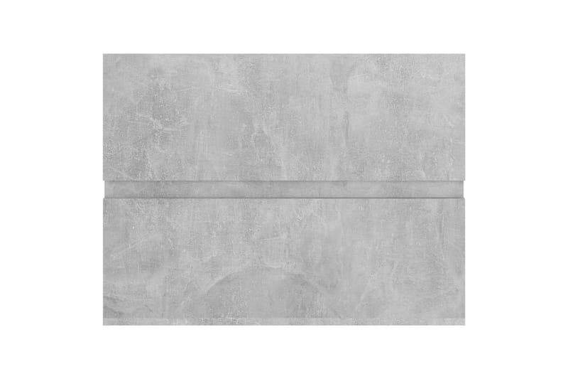 vaskeskab 60x38,5x45 cm spånplade betongrå - Grå - Hus & renovering - Køkken & bad - Badeværelse - Badeværelsesmøbler - Underskab badeværelse