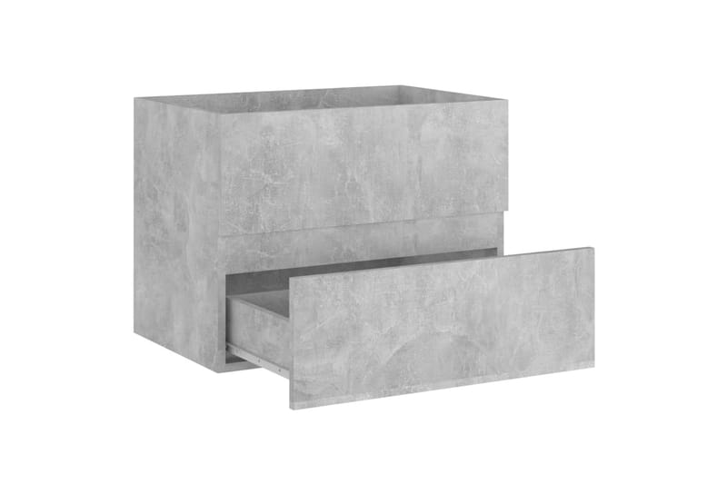 vaskeskab 60x38,5x45 cm spånplade betongrå - Grå - Hus & renovering - Køkken & bad - Badeværelse - Badeværelsesmøbler - Underskab badeværelse