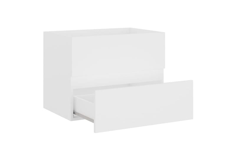 vaskeskab 60x38,5x45 cm spånplade hvid - Hvid - Underskab badeværelse