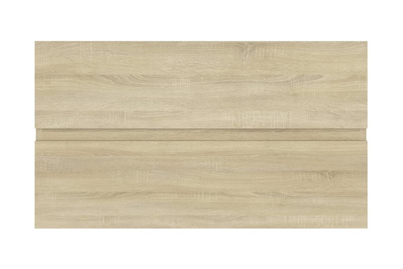 vaskeskab 80x38,5x45 cm spånplade sonoma-eg - Brun - Hus & renovering - Køkken & bad - Badeværelse - Badeværelsesmøbler - Underskab badeværelse